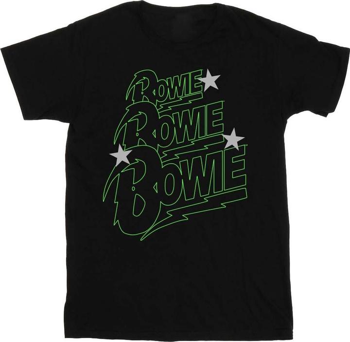Produktbild David Bowie Multiple Neon Logo TShirt (3XL)