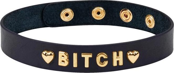 Produktbild Liebe Seele Leder Halsband "Bitch"
