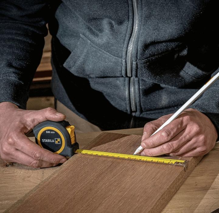 Produktbild Stabila Taschenbandmass BM 100, metrische Skala (Metrisch)
