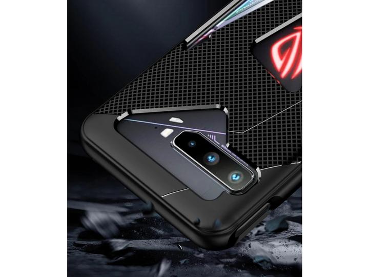 Actual product image Screenguard Asus ROG Phone 3 Stealth Hull TPU Case (Asus ROG Phone)