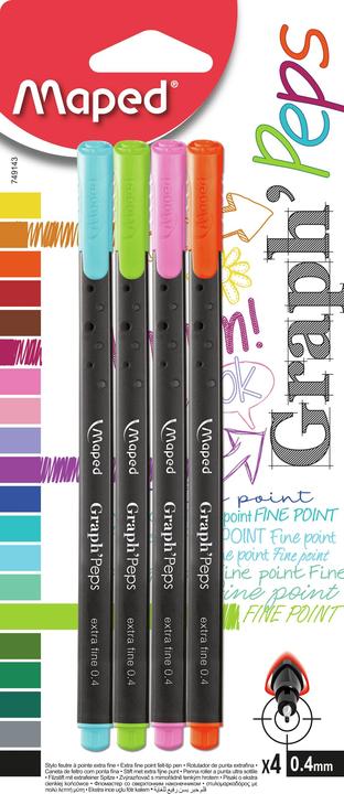 Maped 749143 (multicolour, 4 x)