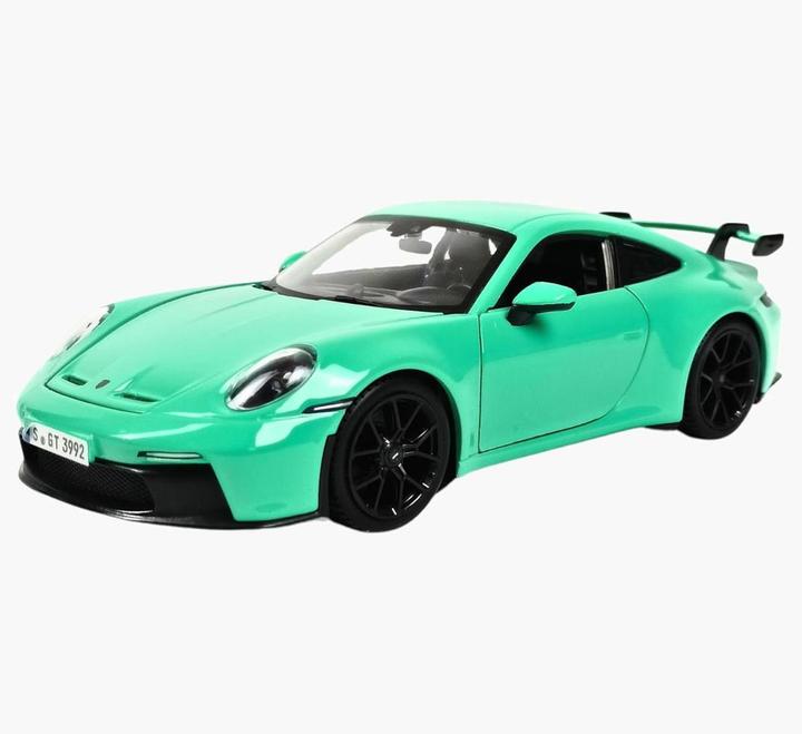Produktbild Bburago Porsche 911 GT3 (1 Stück - grün oder orange)