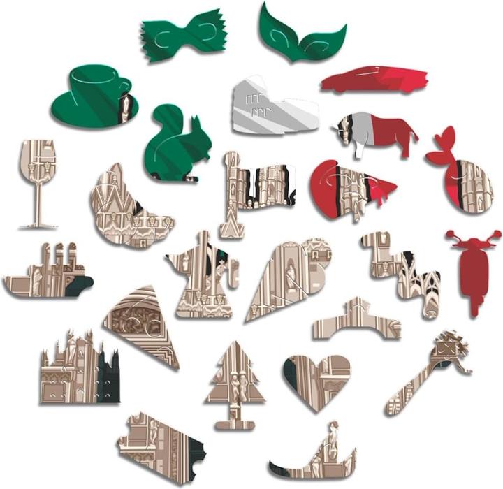 Actual product image Iconic Milan Cathedral - Monument Wooden Puzzle Size M (270 pieces) (270 pieces)