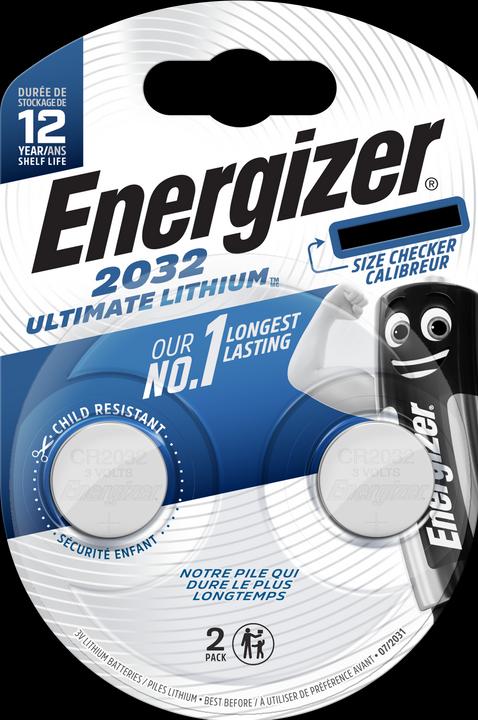 Energizer CR2032 Ultimate Lithium (2 pz., CR2032, 235 mAh)