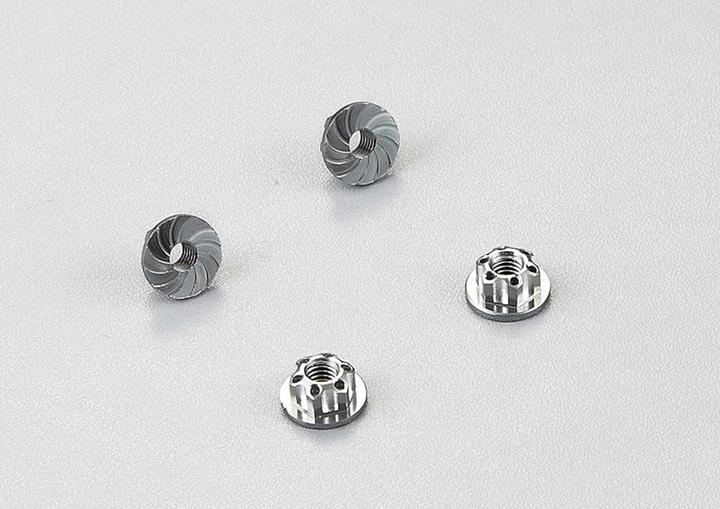 Produktbild killerbody Aluminium Radmuttern Grau 4 Stk.