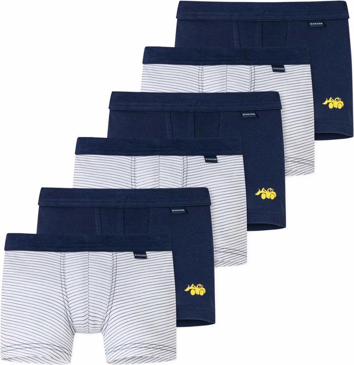 Produktbild Schiesser 6er Pack Kids Boys Feinripp Organic Cotton Shorts / Pants (98, 6er Pack)