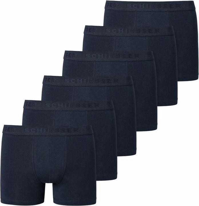 Actual product image Schiesser Pack of 6 Teens Boys 95/5 Organic Cotton Shorts / Pants (176, pack of 6)
