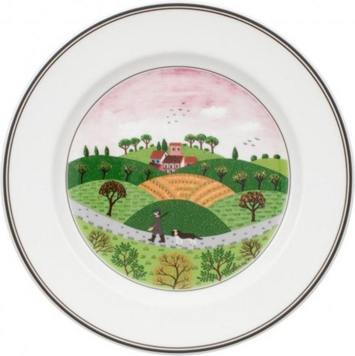 Frühstücksteller Jäger Design Naif (1 x, 21 cm)