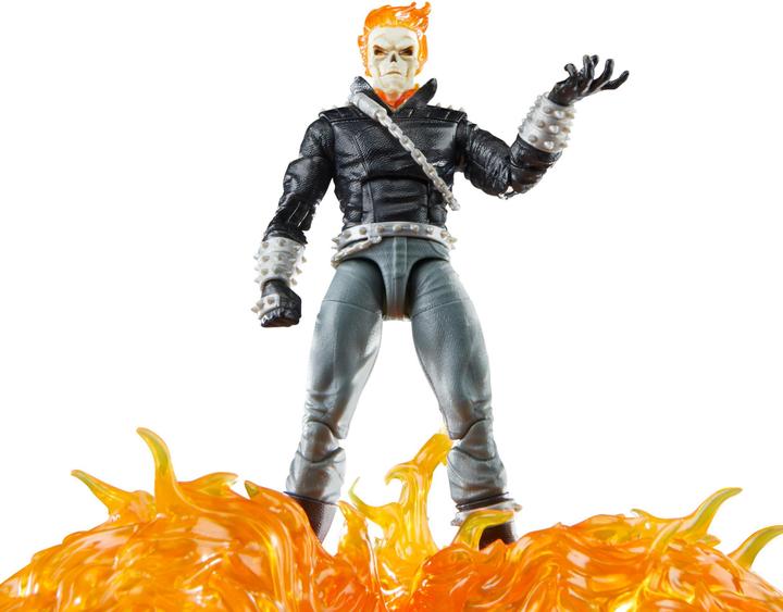 Actual product image Hasbro Marvel 85th Anniversary Marvel Legends action figure with vehicle Ghost Rider 15 cm
