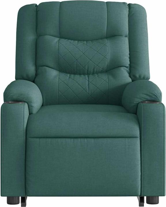 Image du produit VidaXL Fauteuil de massage avec fonction releveur Vert foncé Tissu