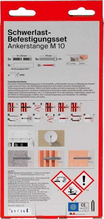 Produktbild Fischer Schwerlastbef.Set 300 T SBS Set M10 (6 Stk.)