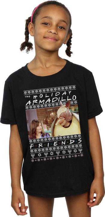 Immagine prodotto Friends Fair Isle Holiday Armadillo Maglietta Ragazze (152, 158)