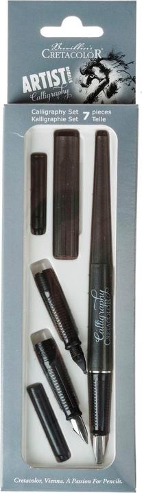 Produktbild Cretacolor Kalligraphie-Set (Schwarz, 7 x)