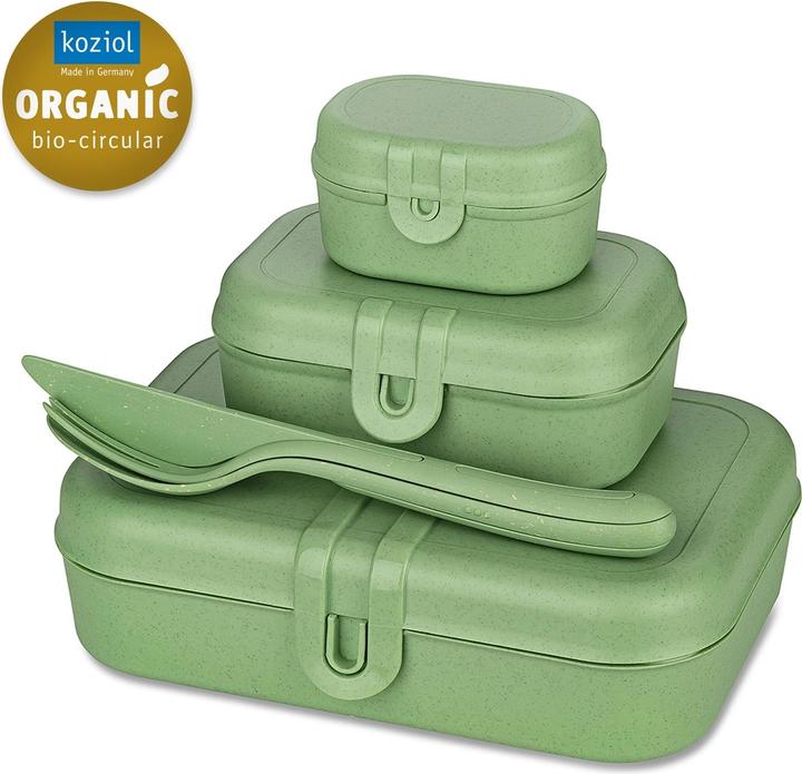 Immagine prodotto Koziol Lunchbox Pascal Ready 4 pezzi, verde