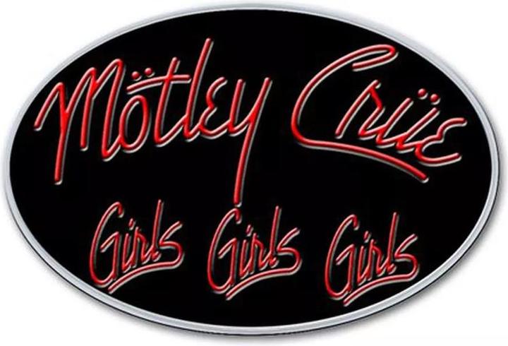 Produktbild Motley Crue Abzeichen Girls Girls Girls Metall