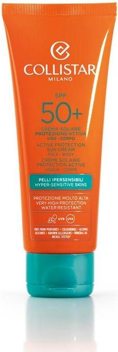 Produktbild Collistar CS Sun - Active Protection Sun Cream face & body SPF50+ (Sonnencreme, SPF 50, 100 ml)
