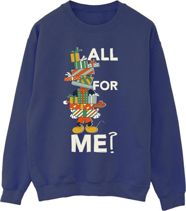 Disney Mickey Mouse Presents All For Me Sweatshirt (L)