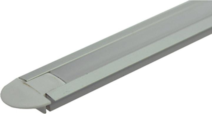 Produktbild Scharnberger+Hasenbein 39121 Aluminium Profil 1500x22x6mm inkl Abdeck. (1xklar/1xmatt) Endkappen B