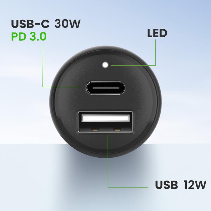 Image du produit Belkin 42w - 30w USB-C 12w USB-A Car Charger