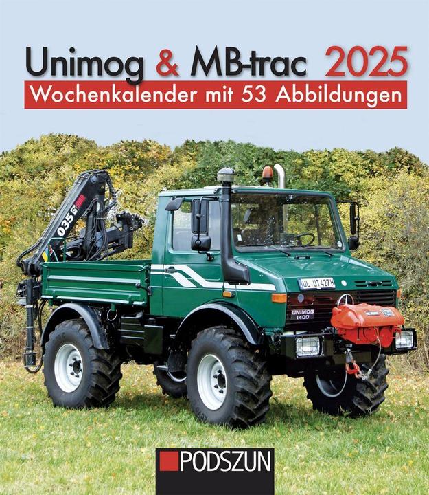 Produktbild Unimog & MB-trac 2025 Wochenkalender (Harter Einband, Deutsch)