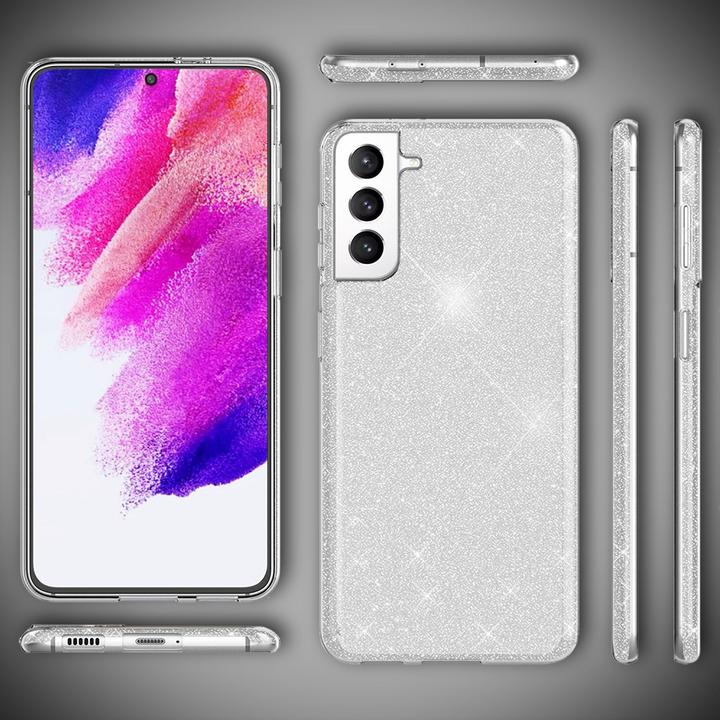 Actual product image Nalia Glitter cell phone case (Samsung Galaxy S21 FE)
