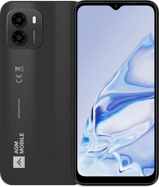 Immagine prodotto AGM NOTE N1 8/128GB GRIGIO SCURO (128 GB, Nero, 6.50", Doppia SIM, 50 Mpx, 4G)