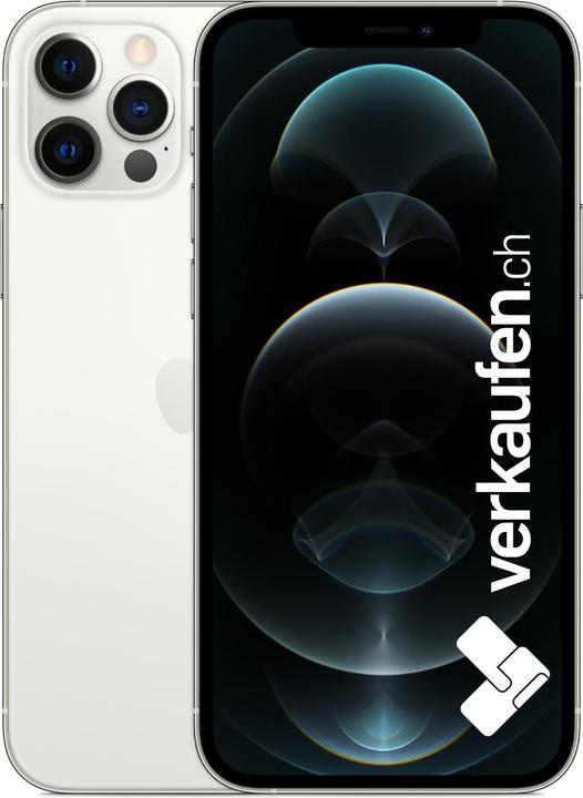 Produktbild verkaufen.ch iPhone 12 Pro (128 GB, Silver, 6.10", 12 Mpx, SIM + eSIM, B / Sehr gut)