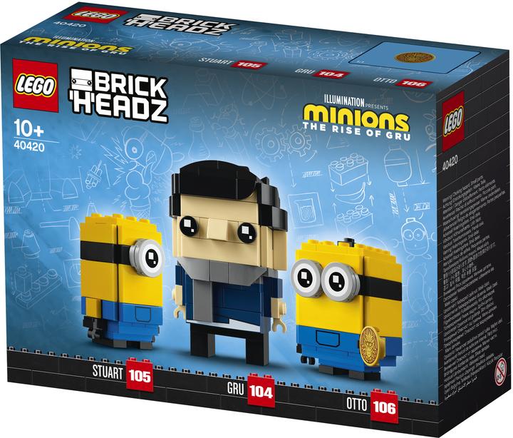 Produktbild LEGO Gru, Stuart & Otto (40420, LEGO Brickheadz)