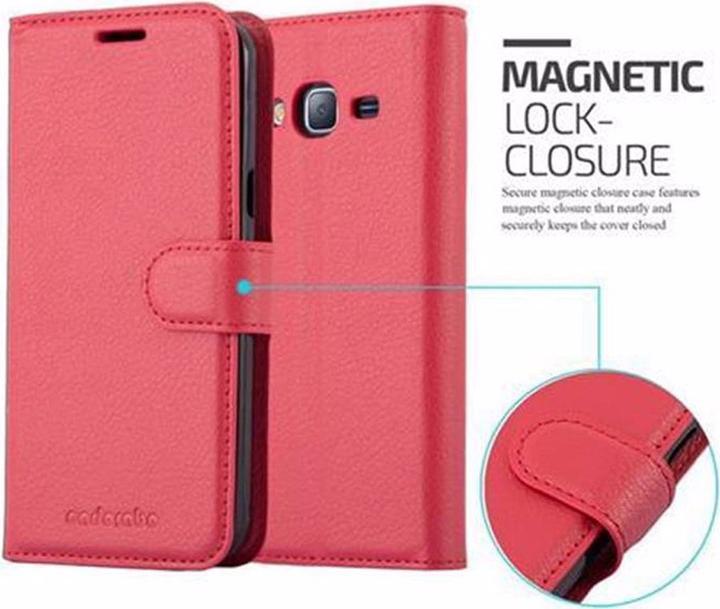 Actual product image Cadorabo Book with stand function cover (Samsung Galaxy J3)
