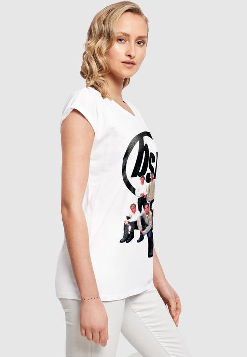 Immagine prodotto Merchcode Donna Backstreet Boys - Maglietta a spalla estesa con logo vintage - 111603 (XXL)