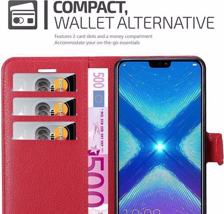 Image du produit Cadorabo Book avec fonction stand Cover (Honor 8X)