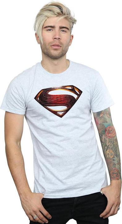 Actual product image Superman Mens Logo Cotton T-Shirt (XL)