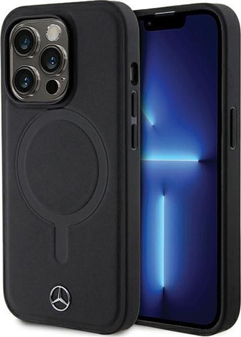 Produktbild Mercedes MEHMP14X23RCMK iPhone 14 Pro Max 6.7" czarny/black hardcase Smooth Leather MagSafe (Apple iPhone 14 Pro Max)