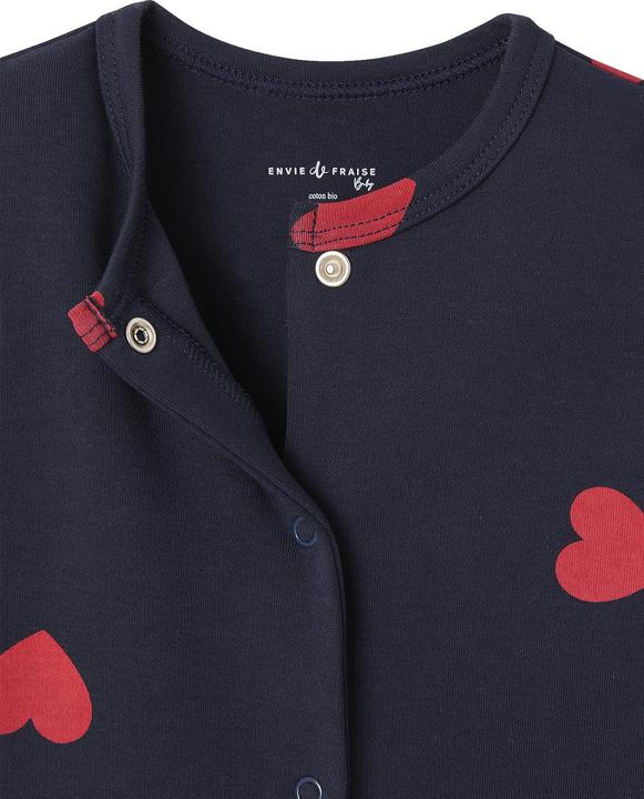 Image du produit Envie de Fraise Bio-Kollektion: Baby Strampler Mon Coeur
