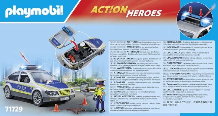 Image du produit Playmobil Voiture de patrouille de la police (71729, Playmobil Action Heroes)