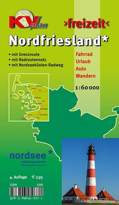 Produktbild Nordfriesland mit Sylt, Amrum, Föhr und Halligen 1 : 60 000