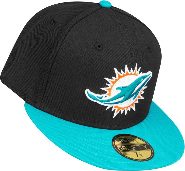 Image du produit New Era 59Fifty Fitted Cap - NFL Miami Dolphins noir (7 3/8)