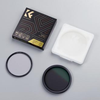 Image du produit K&F Concept Grauer einstellbarer Magnetfilter Nano-X MRC Fader ND2-32 - 72 mm (72 mm, Filtre gris neutre, 72 mm)