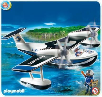 Actual product image Playmobil 4445 Police Seaplane For 5-10 Years (4445, Playmobil City Action)