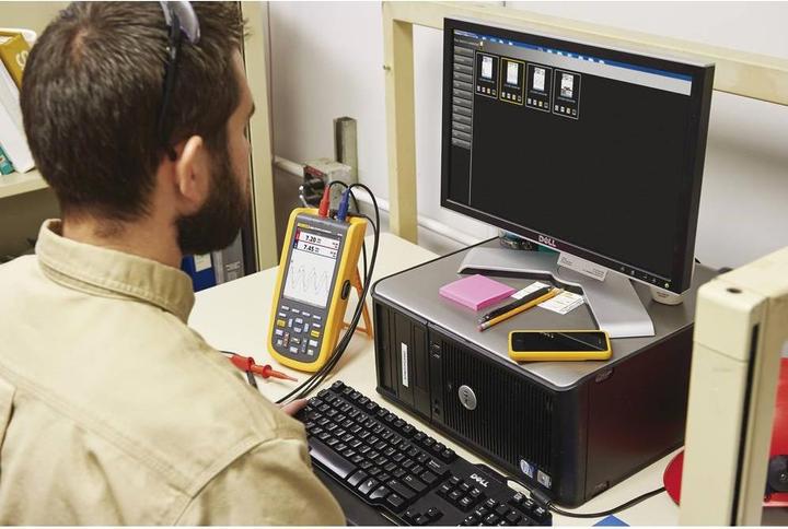 Image du produit Fluke Oscilloscope à main (scope meter) 123B/EU/S (CAT IV 600V)