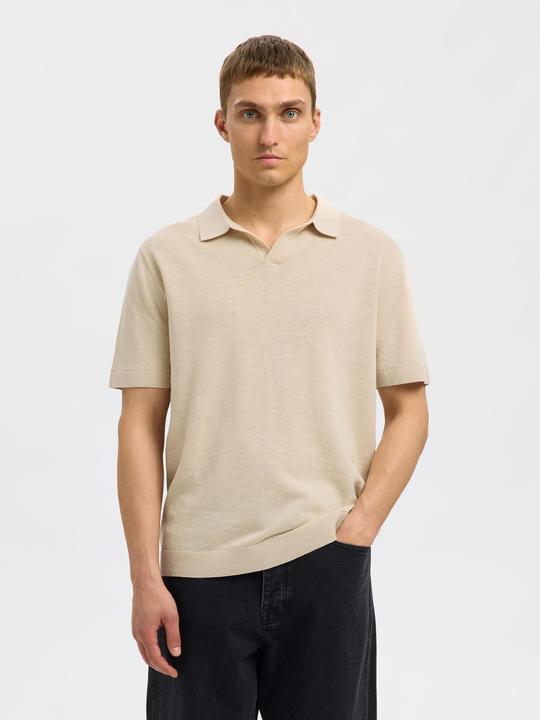 Actual product image Selected Homme Slhmattis Ss Knit Sun Open Polo Noos (L)
