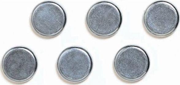 Produktbild Franken Magnet rund mit Chromkappe extra stark (5 x)