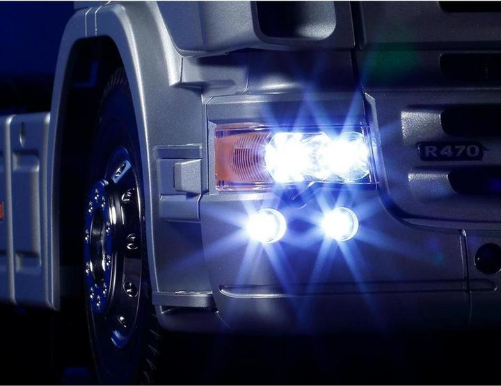 Image du produit Tamiya Camion Scania R470 à brosse électrique 1:14 Kit Argent (Kit)