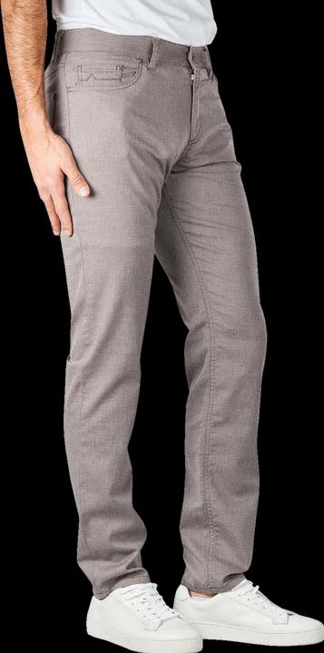 Actual product image Alberto Smart Cotton Pipe Pant Regular Slim Fit Brown (W33/L34)