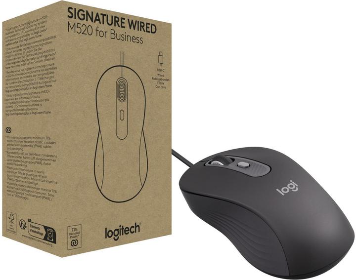 Immagine prodotto Logitech LOGI Wired Mouse M520 for Business, Wired Mouse (Cablato)