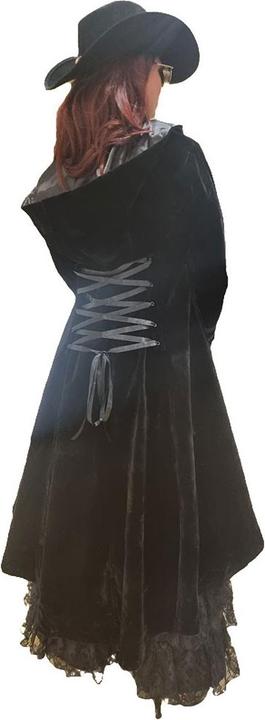 Image du produit Fasnachts-Bazar Manteau fantaisie femme, velours avec capuche (3XL)