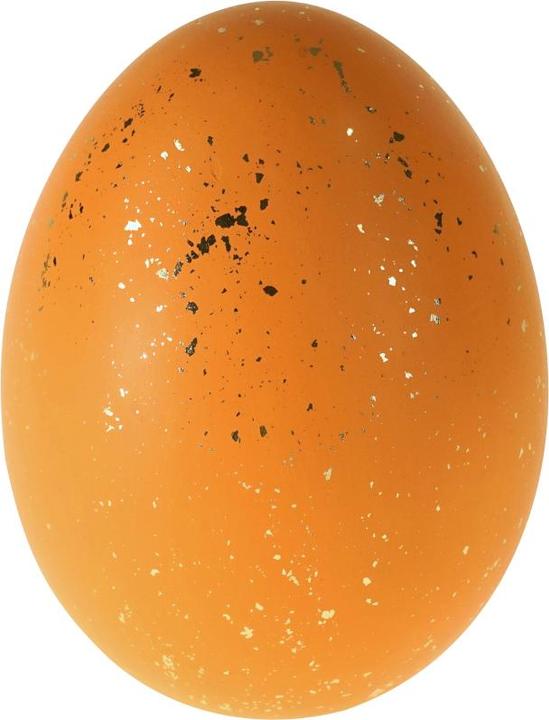 Produktbild Werner Voss GmbH Ei orange/gold 11x11x13,5cm (1 x, 11 x 11 x 13.5 cm)
