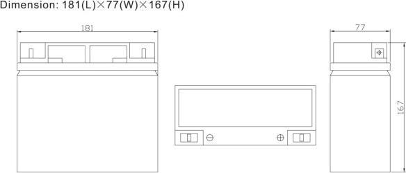 Produktbild Siga S20-12 (12 V, 20 Ah)