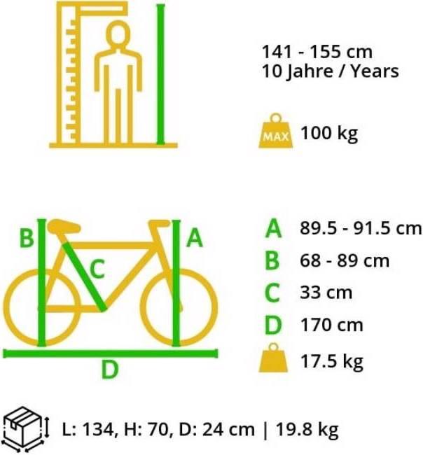 Image du produit Bikestar Hardtail (33 cm)