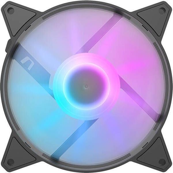 Actual product image Darkflash Tech C6 RGB Computer Fan Set 3in1 120x120 (black) (120 mm, 3 x)